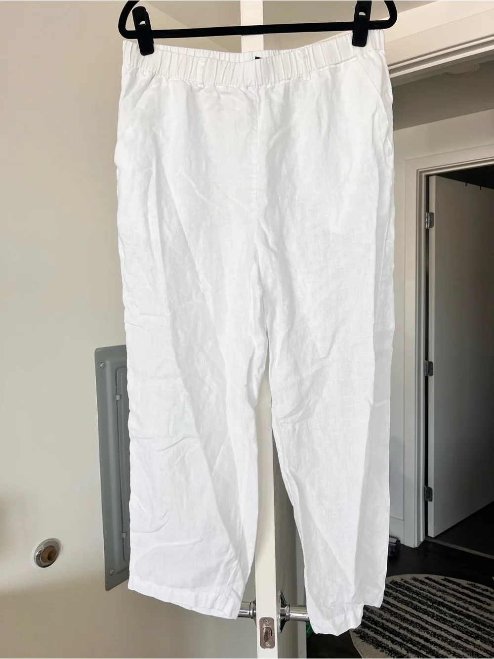 Quince 100% European Linen Pants White Size Large